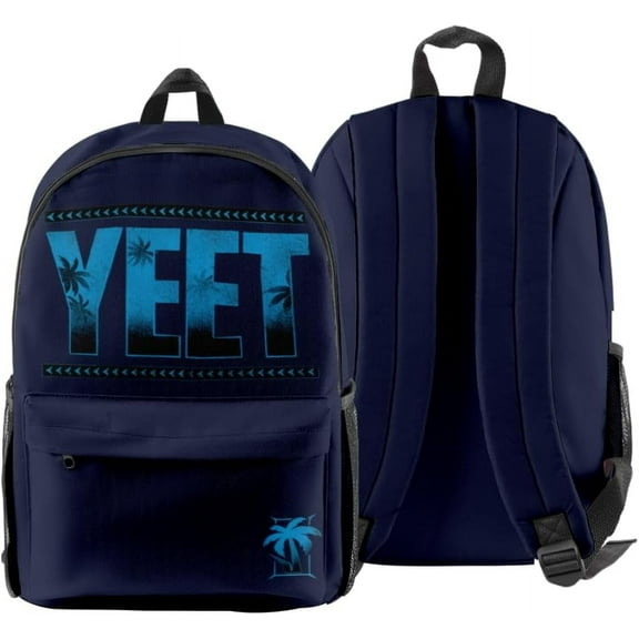Jey USO Yeet 3D Fashion Backpack Printed Multi Zipper Pack Casual Bag