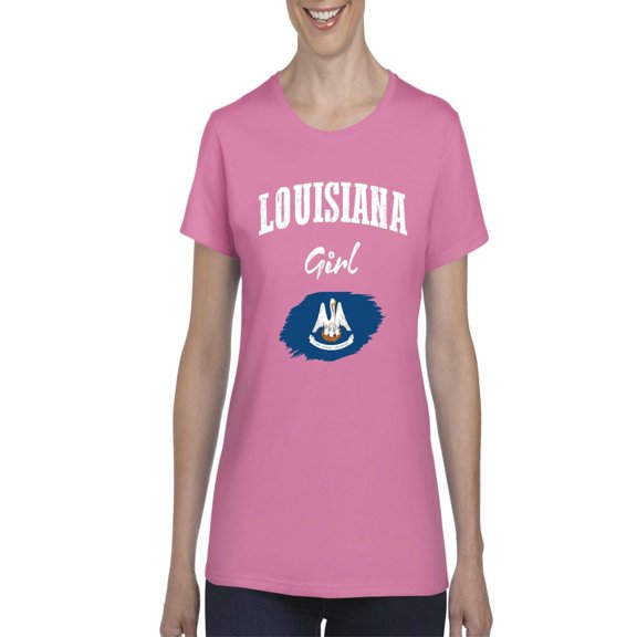 NIB - Women's T-Shirt Short Sleeve - Louisiana Girl
