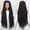 1B, variant on Braided Wigs Synthetic Lace Wigs Full Lace Wig For Women Braid 36 Inches Braiding Hair Lace Frontal Knotless Box Braids Wigs (1B/BUG Color)