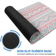 thumbnail image 6 of Long Mouse Pads for Desk,Pink Geometric Striped Pattern Desk Mats on Top Of Desks, Desk Mouse Pad Extra Large with 3mm Non-Slip Base and Stitched Edge for Gaming,Office,Work,Home 47.3"x23.6", 6 of 6