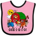thumbnail image 3 of Inktastic One-i-e-i-o Boys or Girls Baby Bib, 3 of 4