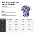thumbnail image 3 of Picia crystal Skull flower Men's Linen Shirts Short Sleeve Cuban Beach Shirts Casual Shirts Button Down Shirt for Men Beach Summer Wedding Shirt-3X-Large, 3 of 7
