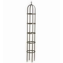 Plow & Hearth 8' Powder-Coated Steel Garden Obelisk, in Bronze