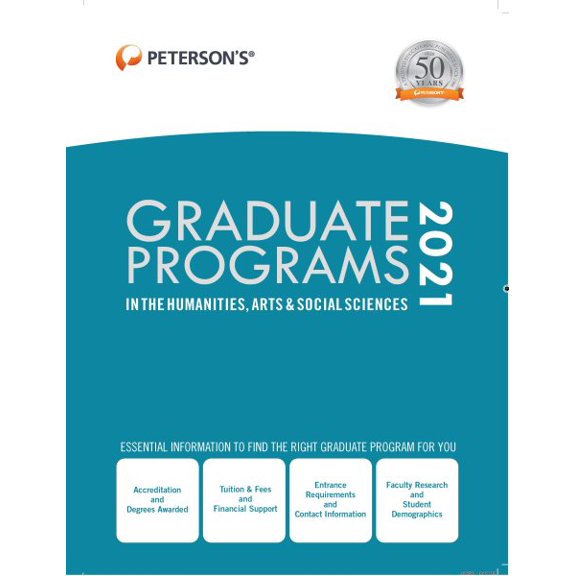 Pre-Owned Graduate Programs in the Humanities, Arts & Social Sciences 2021 (Peterson's Graduate Programs in the Humanities, Arts & Social Sciences) Paperback