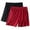 Wine, variant on POROPL 2 Pack Womens Athletic Shorts Summer Elastic Waist Loose Sports Shorts Thin Short