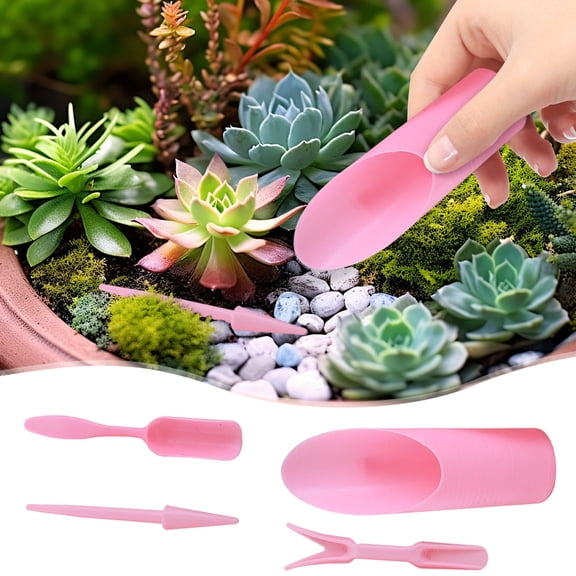 4PCS Mini Garden Tools Set for Indoor Plants, Essential Cultivation Tool Kit with Shovel and Soil Aeration Tool, Complete Plant Transplanting and Care Solution