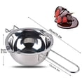 thumbnail image 2 of Water Bath Bowl for Effortless Melting Universal Left & Right Handed Melting Pot, 2 of 5
