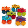 thumbnail image 1 of Juego de 6 minicamiones Monster de Toy Battat con bolsa de almacenamiento, 1 of 5