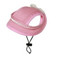 thumbnail image 4 of Gorra para mascotas Sombrero con visera para gatos Sombrero de cubo de ala redonda Sombrero con orificios para los oídos Sombrero Sombrero para el sol Rosa S Fernando Sombrero con visera de gatos, 4 of 8