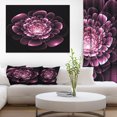 thumbnail image 1 of Purple Glossy Typical Fractal Flower - Floral Canvas Art Print, 1 of 3