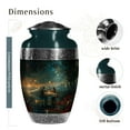thumbnail image 2 of SUBSH Snowboarding Urn - Large Human urn - Urns for Cremation Ashes - Urns for Human Ashes Adult Female - Cremation Memorial - Burial Urns for Ashes - Adult Urns for Men, 2 of 2