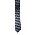 thumbnail image 2 of ROMARIO MANZINI White Flower on Navy PRINTED DESIGN TIE, 2 of 3