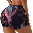 thumbnail image 2 of Kdxio Bird 1 Print Workout Shorts for Women Seamless Soft Smooth Gym Yoga Scrunch Active Shorts, 2 of 5