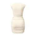 thumbnail image 6 of akafmk Summer Bodycon Dresses for Women Mini Dress Short Sleeve Crewneck Casual Tight Fitting Sundress T Shirt Dress, 6 of 6