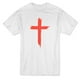 Jésus Rouge Peinture de Style Graphique à la T-shirt Blanc Homme devant Moyen – image 1 sur 1