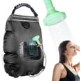 thumbnail image 3 of Bolsa de ducha solar - Bolsa de ducha de camping con calefacción solar de 5 gal/20 l - Manguera extraíble - Cabezal de ducha conmutable de encendido y apagado - Ducha de viaje, 3 of 5
