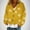 Yellow, variant on BLTIBY Womens Flannel Cardigan Jacket Printed Button Down V Neck Fall Sweaters Open Front Warm Casual Sweater Coat Orange S
