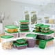 thumbnail image 5 of Juego de 17 piezas de caja de conservación de alimentos frescos B caja de conservación de alimentos frescos de plástico caja de almuerzo para refrigerador caja de almuerzo para microondas, 5 of 5