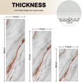 thumbnail image 4 of White Rose Gold Marble Kitchen Rugs Sets Of 3,Kitchen Runner Rugs Non Skid Washable,Decorative Kitchen Floor Mats for Kitchen,Sink,Laundry,17"x30"+ 17"x47" + 17"x59", 4 of 6