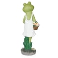 thumbnail image 5 of Alpine Corporation 31"H Frog in White Dress with Flowers Garden Statue, 5 of 13