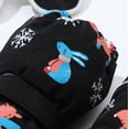 thumbnail image 3 of Gloves Mittens AURORADY Toddler Kids Baby Boys Girls Thick Warm Outdoor Ski Gloves Snow Mittens, Warm Fleece Lined Knit Gloves, Black, 3 of 9