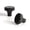 Matte Black, variant on Goo-Ki 12 Pack Satin Nickel Cabinet Drawer Knobs, Zinc Alloy Cabinet Handles for Dresser,Wardrobe,Cupboard