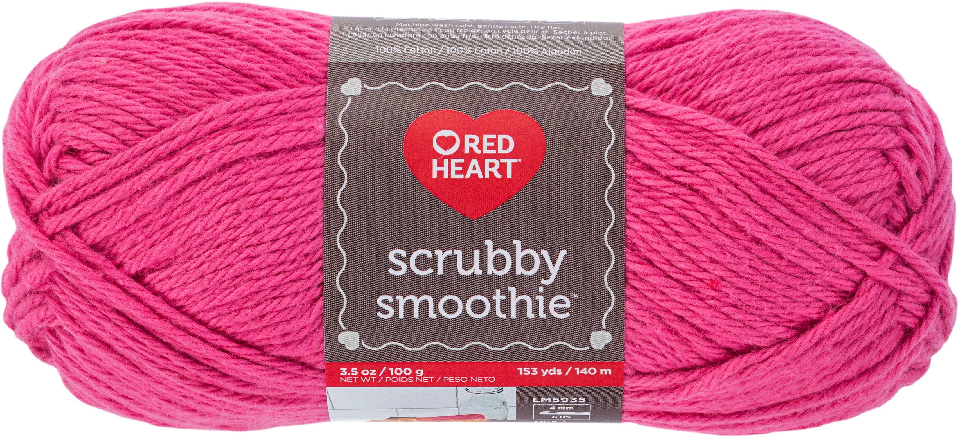 3 Pack Red Heart Scrubby Smoothie Yarn-Purple Tones