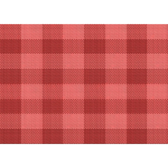 Ahgly Company Machine Washable Indoor Rectangle Transitional Red Area Rugs, 4' x 6'