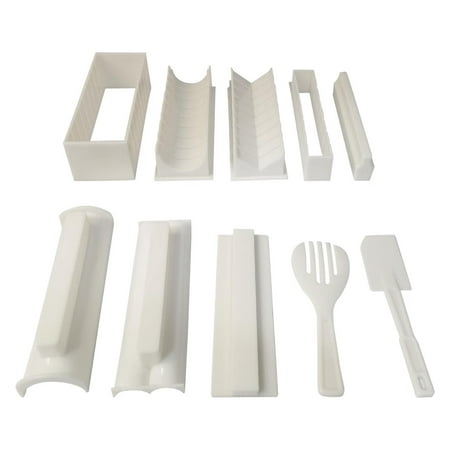 

Sushi Mold | Sushi Making Kit | Sushi Kit In 4 Easy Steps DIY Sushi Maker Kit For Beginners Nonstick Sushi Mat Complete Easy Sushi Kit Set With 10 Piece