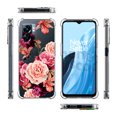 thumbnail image 6 of CoverON Phone Design For OnePlus Nord N300 5G Case, Clear Flexible Soft Rubber Slim TPU Cover, Peony Flower, 6 of 7
