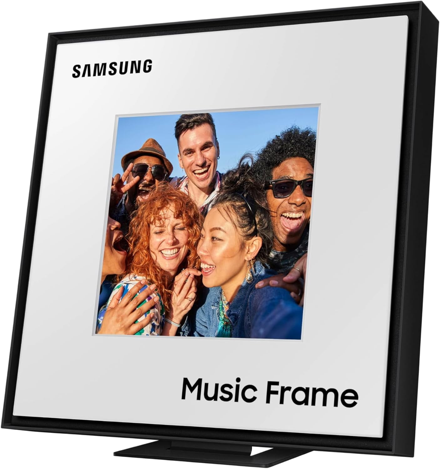 Samsung QN75LS03DAFXZA 75 Inch The Frame 4K Smart Quantum HDR TV with a Samsung HW-LS60D 2.0 Channel Photo Frame Speaker Pair (2024)
