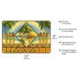 thumbnail image 2 of Hawaii - Cover of a Hawaiian Travel Brochure - Vintage Hawaiian Travel Advertisement c.1943 - 8 x 12 inch Vintage Metal Tin Sign, 2 of 4