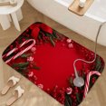 thumbnail image 3 of 1pc Christmas Decorations Absorbent Non-Slip Bathroom Thickened Flannel Rug Decor,Soft,Quick Drying,Suitable For Indoor/outdoor Use,Bathrooms,Bedrooms,Kitchens,Terrace,Laundry Rooms,16"x24", 3 of 9