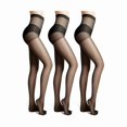 thumbnail image 1 of Chenchen Women's Sheer Tights - 20D Control Top Pantyhose with Reinforced Toes Silk Reflections Pantyhose Stockings High Waist, 1 of 1