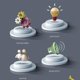 thumbnail image 4 of Juguetes de piscina, juguetes para bebés y niños pequeños: triciclo con sonido y luz, camión volquete multifuncional de plástico con inercia., 4 of 5
