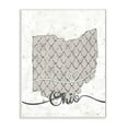 thumbnail image 2 of Stupell Industries Ohio Patterned Grey US State Design Wall Plaque by Ziwei Li, 2 of 5