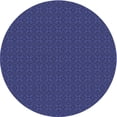thumbnail image 1 of Ahgly Company Indoor Round Patterned Royal Blue Area Rugs, 6' Round, 1 of 6