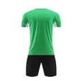 thumbnail image 4 of ZACPNCV Soccer Jerseys for Kids Boys Girls Youth for Sport Football Training Uniform Soccer Fans Shirt Gift Kit Set Green 14-16 Years, 4 of 5