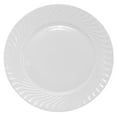 thumbnail image 3 of Elama Julia 16 Piece Scalloped Double Bowl Porcelain Dinnerware Set in White, 3 of 8
