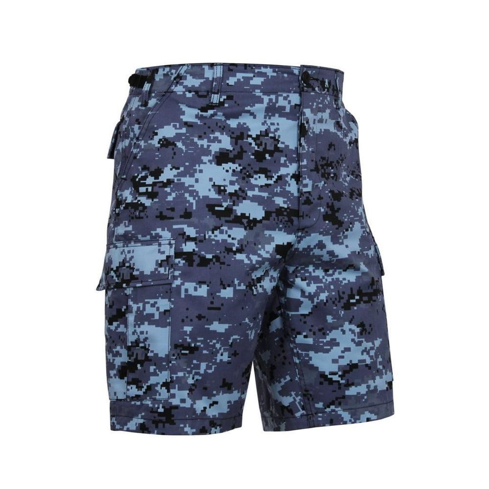 Rothco Rothco Camouflage BDU Shorts, Sky Blue Digital Camo Walmart