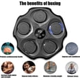 thumbnail image 6 of Prociv Upgrade Music Boxing Machine, Smart Bluetooth Interactive Wall-Mounted Punching Trainer with Red Gloves, Home Workout & Agility Training Equipment for Kids and Adults, 6 of 8