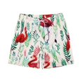 thumbnail image 3 of Hawaiian 3d Print Plants Flamingo Beach Shorts Men Summer Short Pants Outdoor Sports Surf Board Shorts Quick Dry Swim Trunks, 3 of 6