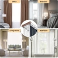 thumbnail image 5 of Double Curtain Track Ceiling Mount, Silent Aluminum Track Curtain Rail, Heavy-Duty Double Row Ceiling Curtain Tracks Rod Sliding Rails for Curtains, Room Divider for Living Room Bedroom (8FT), 5 of 7