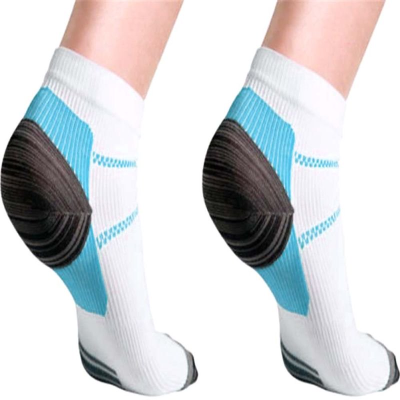 Women/Men Compression Plantar Fasciitis Sport Socks Heel Pain Arch