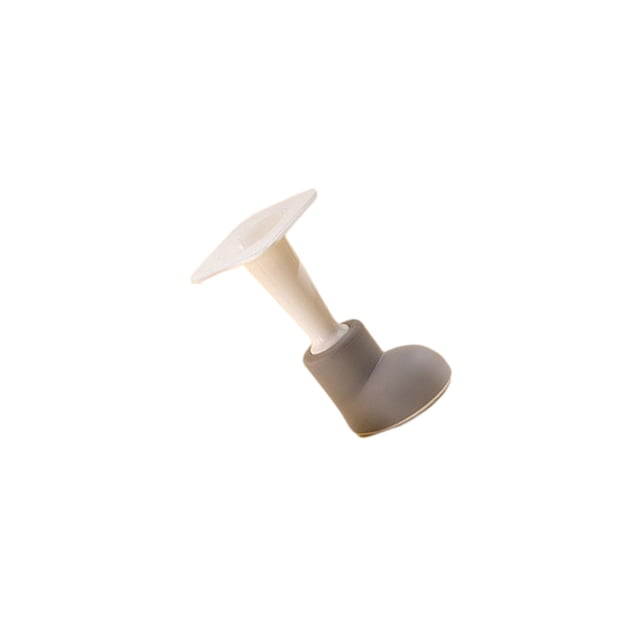 Speravity Tope de puerta Protector de pared Tope de puerta extraíble sin perforaciones Gris y blanco Herramientas y ferretería gris y blanco