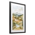 thumbnail image 2 of Stupell Industries Scandinavian Watercolor Hills & Tranquil Valley Black Framed Print Under Glass, 14 x 20, by Petals Prints Design, 2 of 8