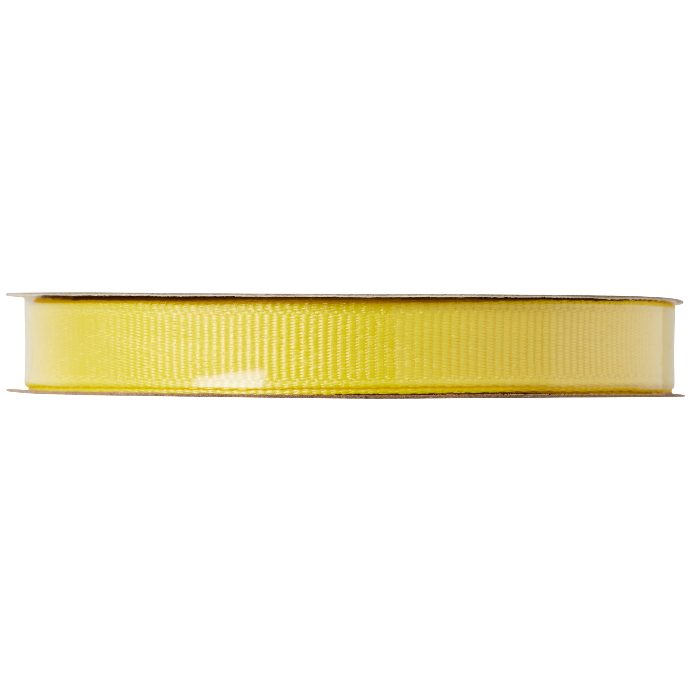 (3 pack) Offray Ribbon, Lemon Yellow 3/8 inch Grosgrain Polyester Ribbon for Sewing, Crafts, and Gifting, 18 feet, 1 Each
