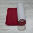 thumbnail image 6 of Ottomanson Deluxe Washable Non-Slip Rubberback Solid 2x5 Indoor Runner Rug, 20" x 59", Red, 6 of 9