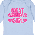thumbnail image 4 of Inktastic Great Grandpa's Girl Granddaughter gift Girls Long Sleeve Baby Bodysuit, 4 of 5