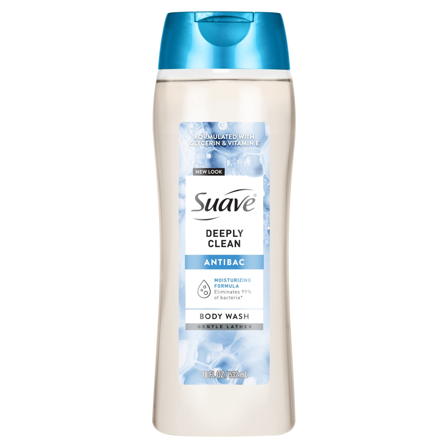 (2 pack) Suave Essentials Gentle Body Wash, Deeply Clean, 15 oz